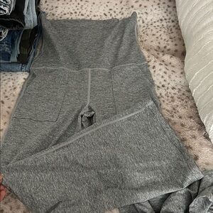 AERIE CROPPED FOLD OVER FLARE LEGGINGS